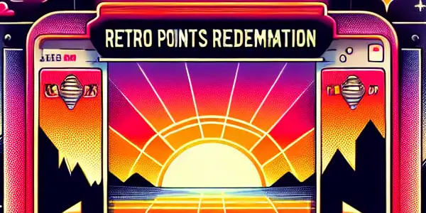 A modern digital interface showcasing colorful point counters and classic Japanese adult film icons for a redemption guide.